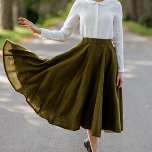 Son de Flor Classic Skirt - Rosemary
